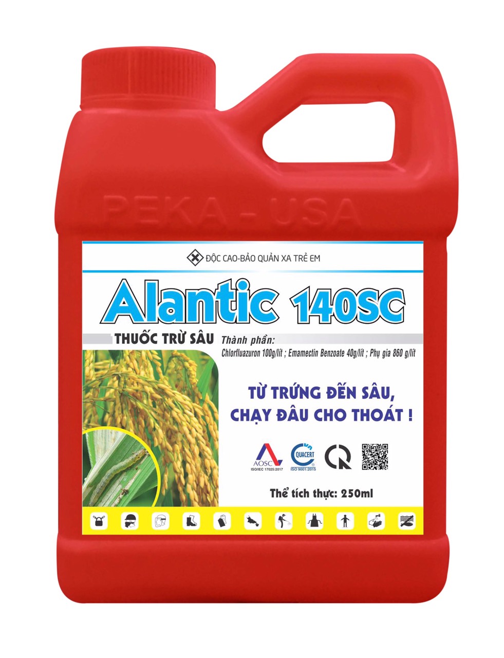 Thuốc trừ sâu Alantic 140SC - Can 250ml